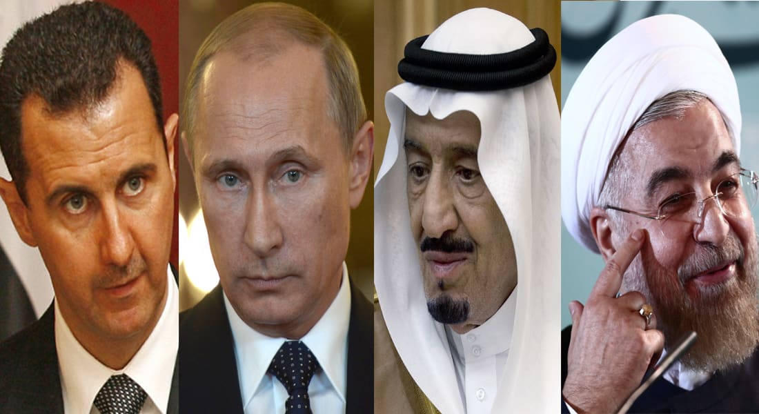 جولة اتصالات من بوتين إلى الأسد والملك سلمان وروحاني حول اتفاق وقف إطلاق النار في سوريا