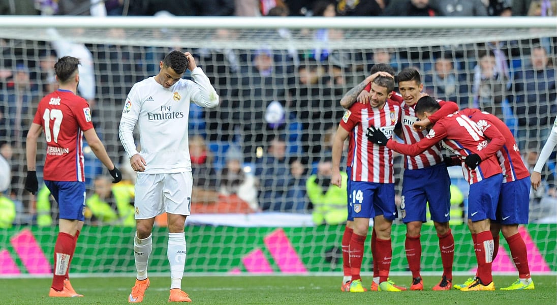 ديربي مدريد ينتهي بفوز أتليتكو على ريال في "البرنابيو"