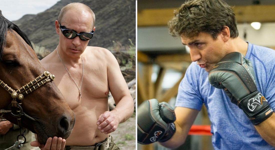 بالصور: تنحّ جانبا يا بوتين.. هل يُصبح رئيس الوزراء الكندي القيادي العالمي الأكثر لياقة بدنيا؟