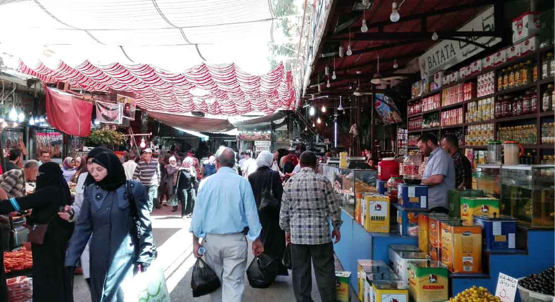 حالة الأسواق مشوّشة في دمشق مع انطلاق حملة لمقاطعة الشراء بمواجهة غلاء الأسعار