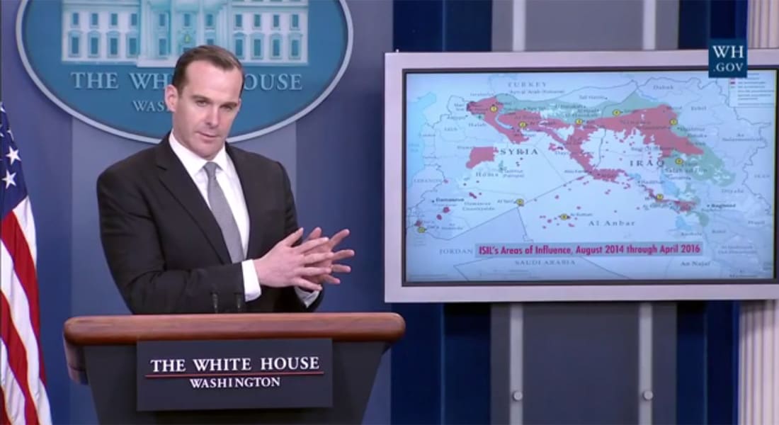 مبعوث أوباما لحرب داعش يرد على تقارير انتهاكات بالفلوجة قام بها الحشد الشعبي