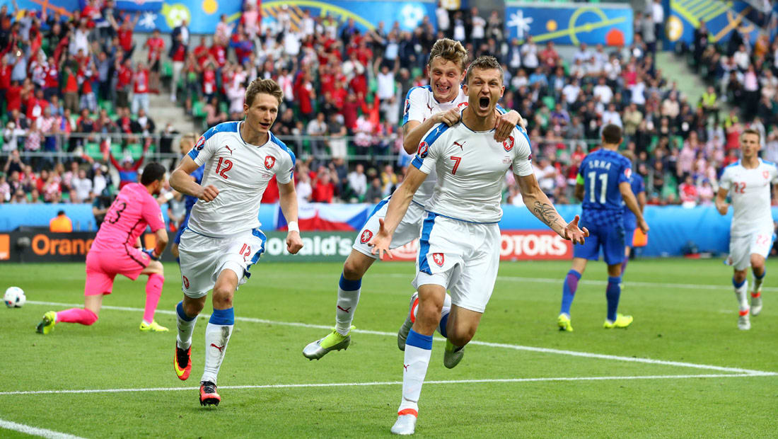 التشيك تتعادل مع كرواتيا في واحدة من أقوى مباريات اليورو