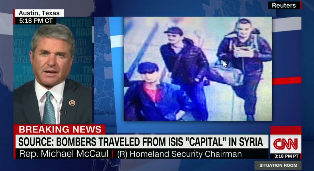 رئيس لجنة الأمن القومي الأمريكي يكشف لـCNN اسم المشتبه بوقوفه خلف هجمات إسطنبول: مقرب مما يسمى بوزير حرب داعش