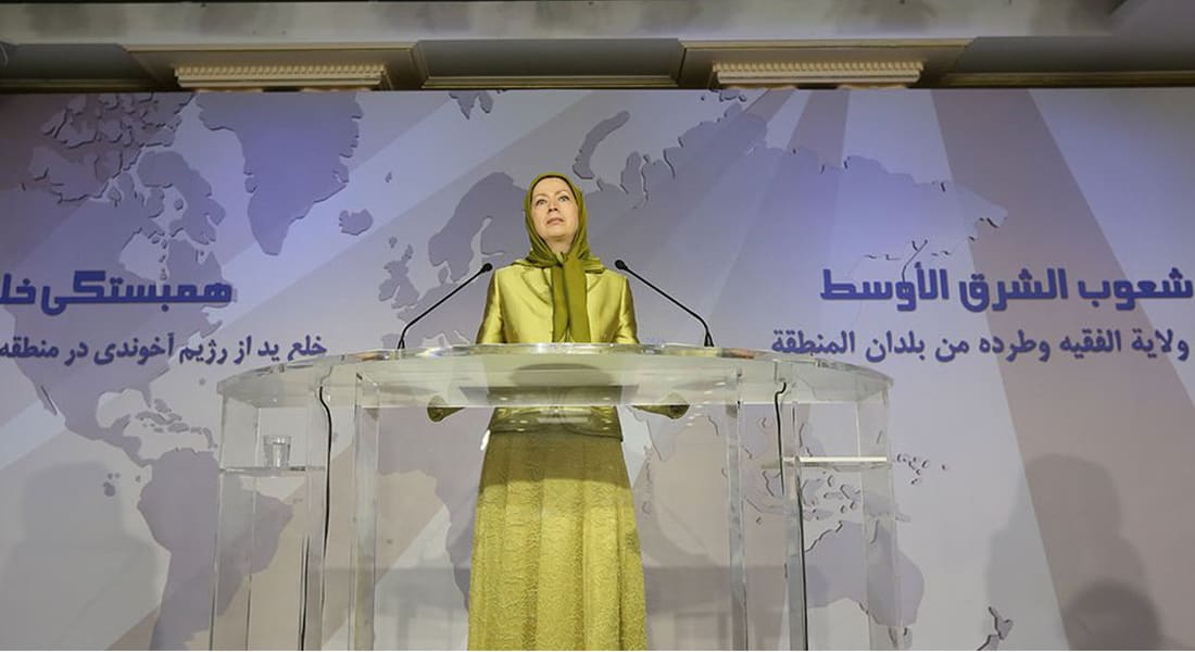 رئيسة المعارضة الإيرانية تنشر فيديو بعنوان "وقفة إجلال وتكريم لشهداء المقاومة السورية"