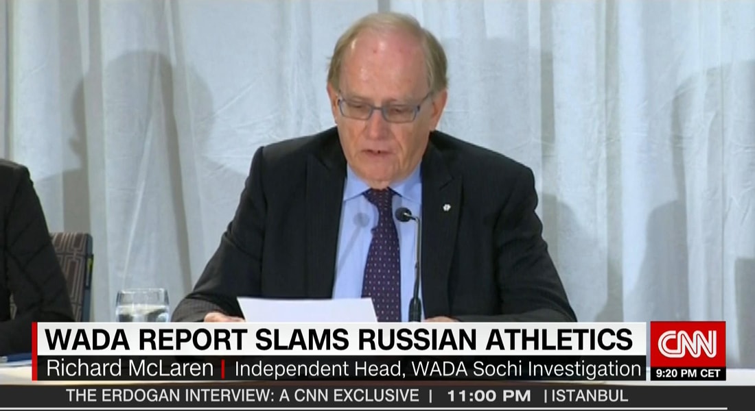 تقرير مكلورين يكشف تورط وزارة الرياضة الروسية في فضيحة المنشطات