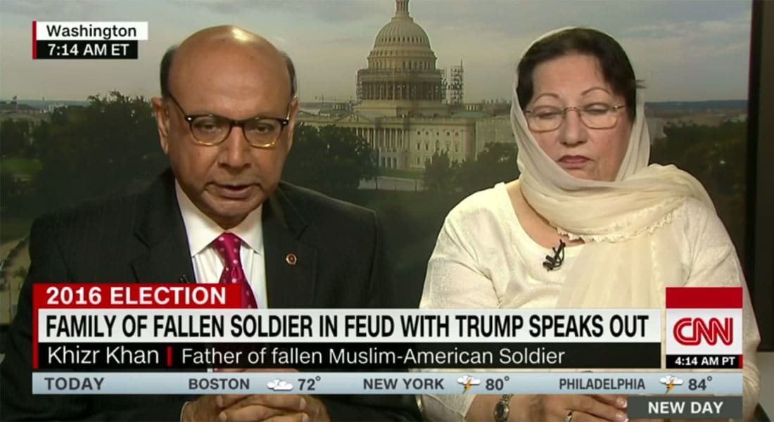 والد جندي مسلم قتل بالعراق يرد عبر CNN على انتقاد ترامب له: عليه أن يستمع لأمريكا والعالم