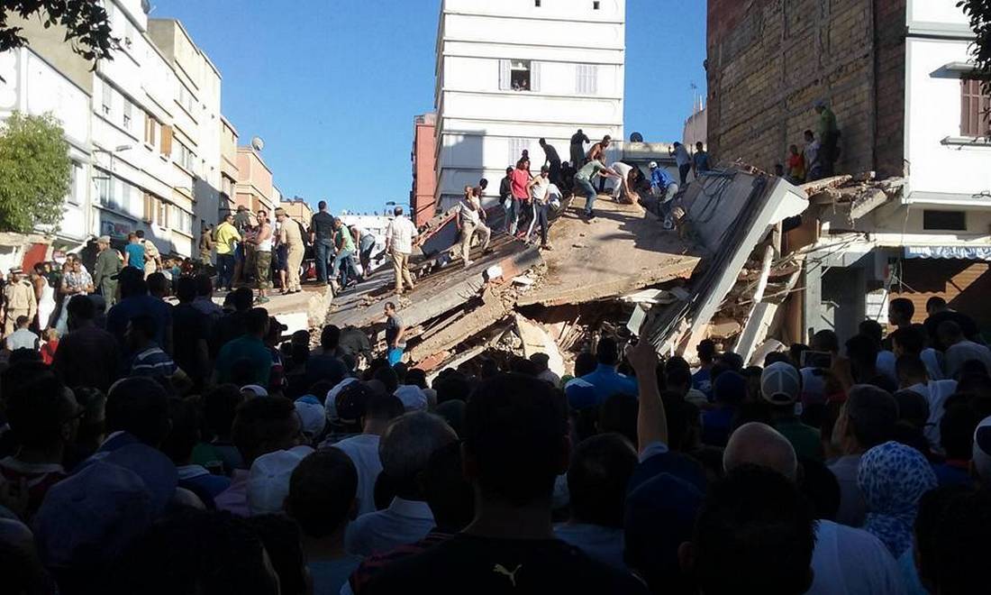 انهيار عمارة سكنية في الدار البيضاء يخلّف عدة ضحايا