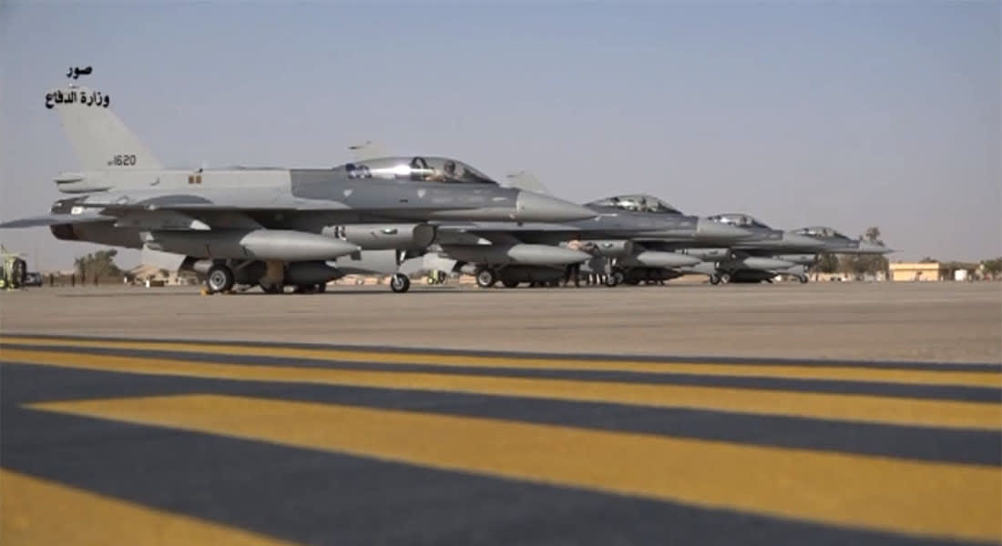 الدفاع العراقية تنشر فيديو وصول الدفعة الثالثة من مقاتلات F-16 الأمريكية 