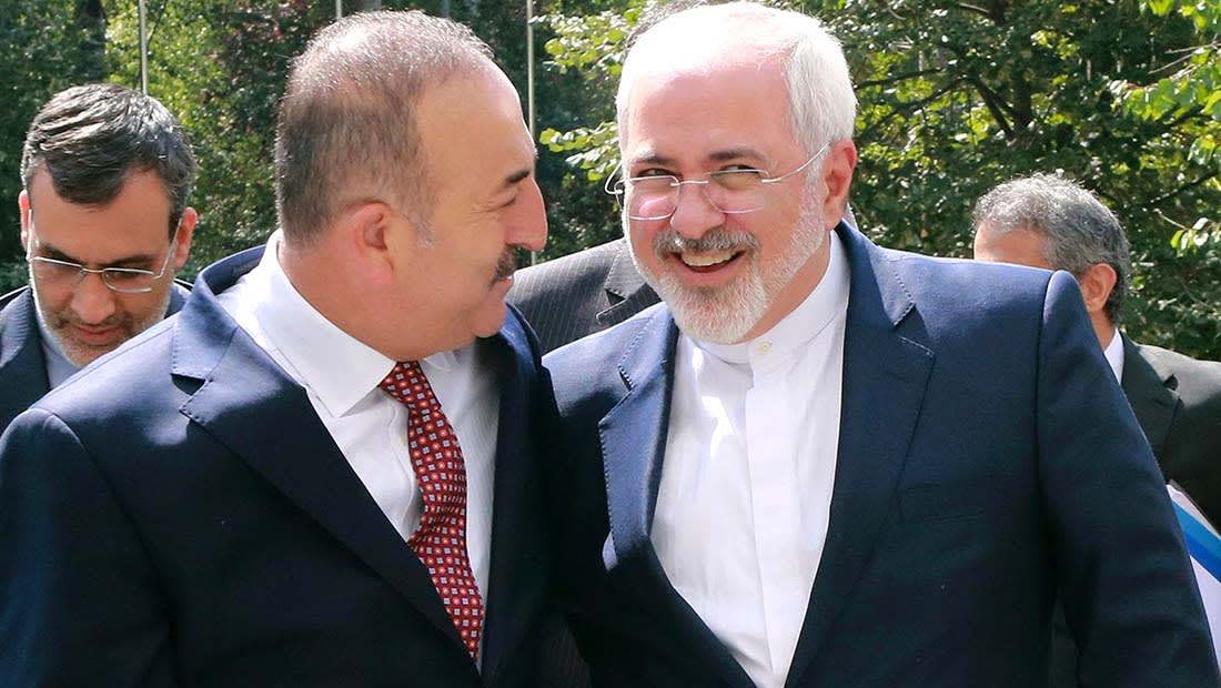 جاويش أوغلو: أمن إيران من أمن تركيا ومتفقون على وحدة سوريا .. وظريف: نرحب بتقارب أنقرة مع موسكو 