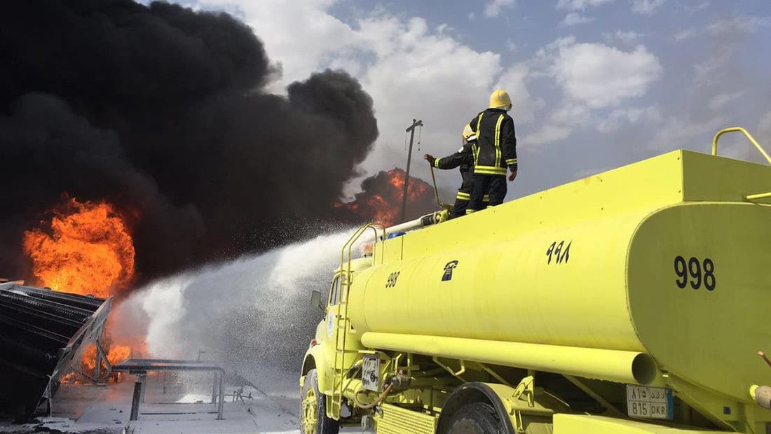 "أرامكو" السعودية تنفي تعرض منشآتها النفطية للقصف.. وقذيفة من اليمن تحرق محول كهرباء في نجران