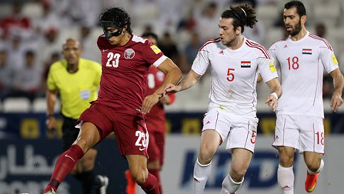 قطر تفوز على سوريا في مباراة مشحونة بالدوحة