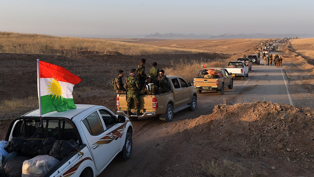 القوات الكردية تصل بعشيقة وتقترب من الموصل 