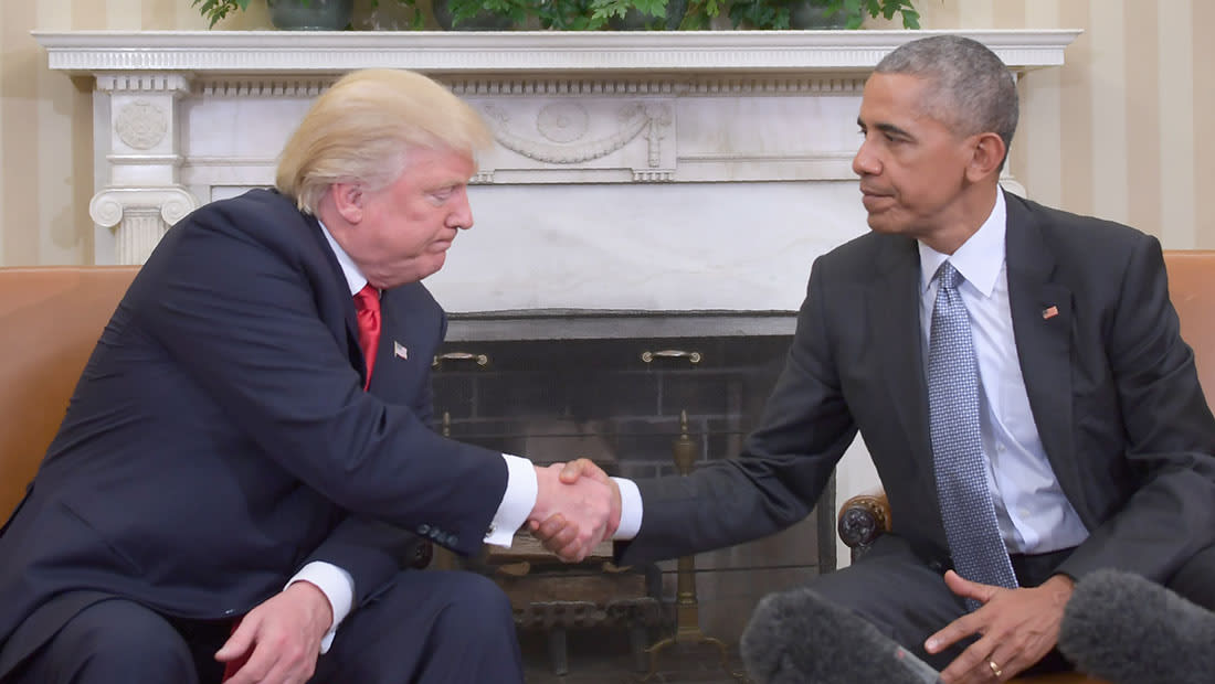 أول لقاء بين الرئيسين.. أوباما: سأساعدك .. وترامب: سأستشيرك 