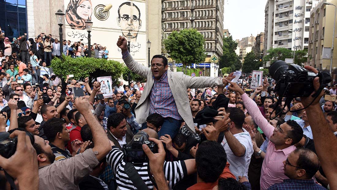 البلشي وعبدالرحيم لـCNN: حكم الحبس قاس.. ولن يلهينا عن القضايا الرئيسية في مصر