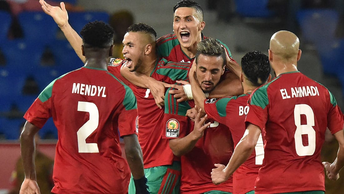 أسود المغرب تفترس الأفيال وتبلغ ربع النهائي لأول مرة منذ 2004
