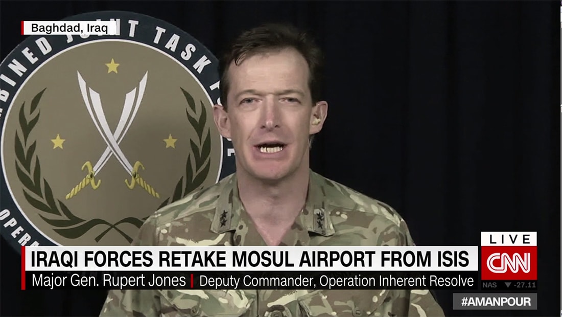 نائب قائد عملية العزم الصلب يبين لـCNN أسلوب "المسح التراجعي" للقوات العراقية ضد داعش بالموصل