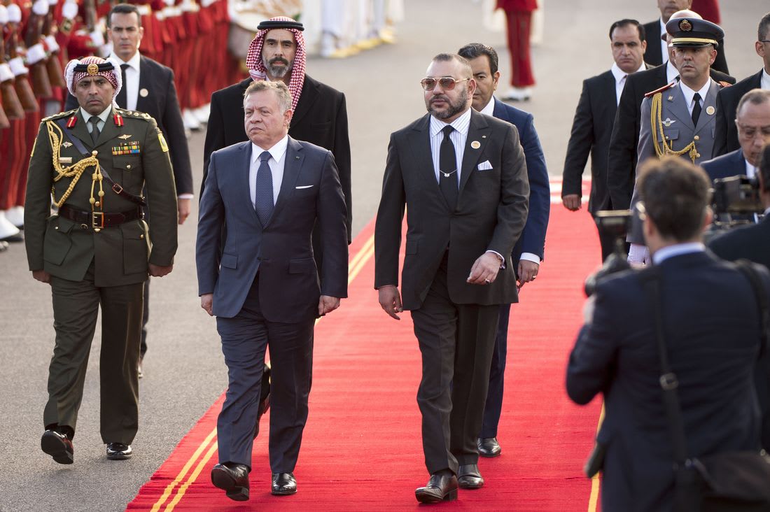 ملك الأردن يصل المغرب ويلتقي بمحمد السادس في زيارة رسمية