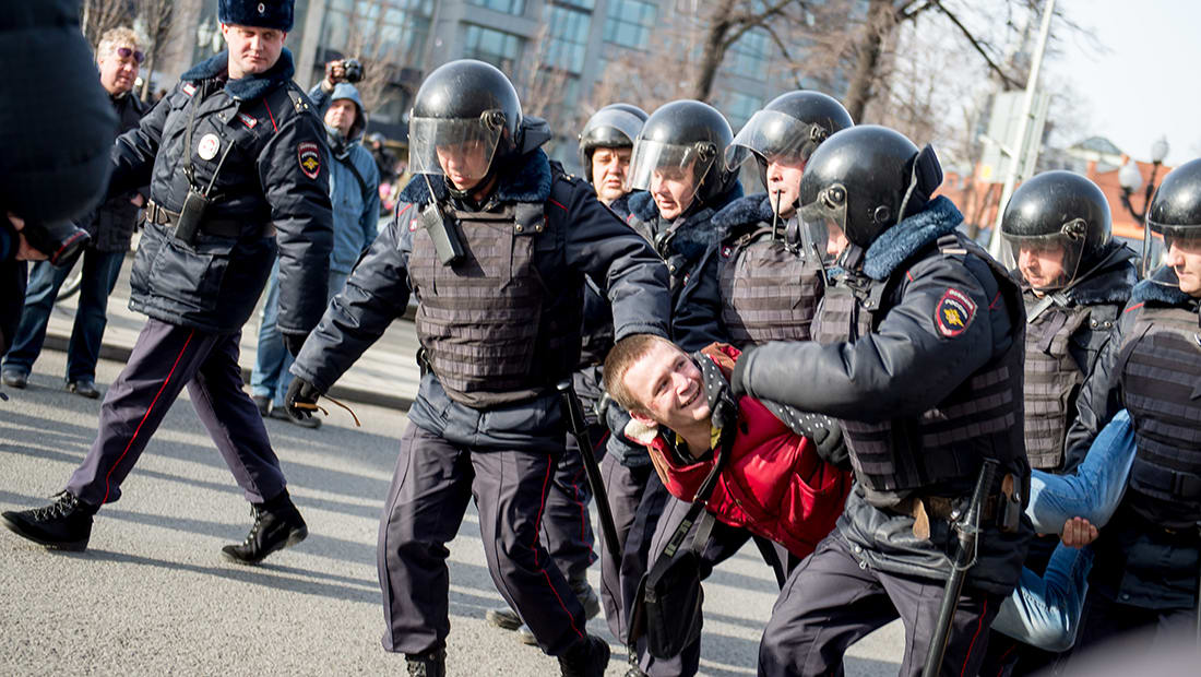 مظاهرات بروسيا.. الكرملين: نحترم حق التعبير