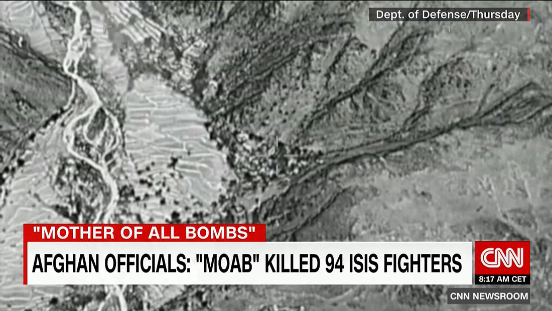 مسؤول لشبكتنا: 94 قتيلا من داعش بـ"أم القنابل" بأفغانستان