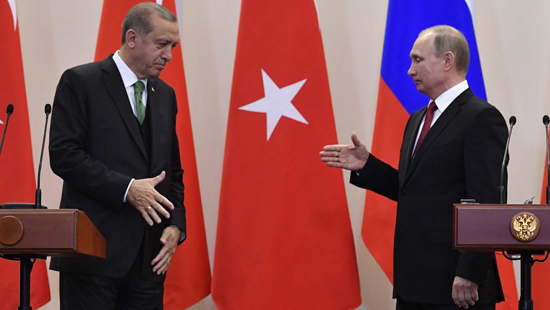 بوتين: نؤيد إنشاء مناطق خالية من الصراع في سوريا.. وأردوغان: صديقي يرغب بإنهاء المأساة 