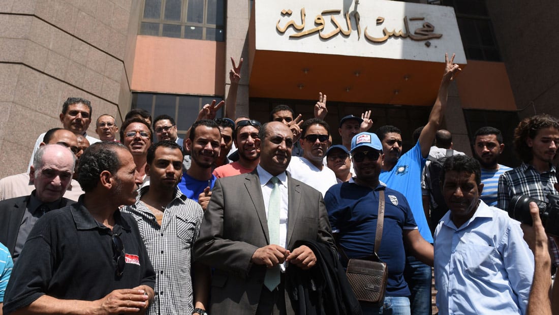 إحالة خالد علي للمحكمة بتهمة ارتكاب فعل فاضح بعد الحكم ببطلان اتفاقية تيران وصنافير 