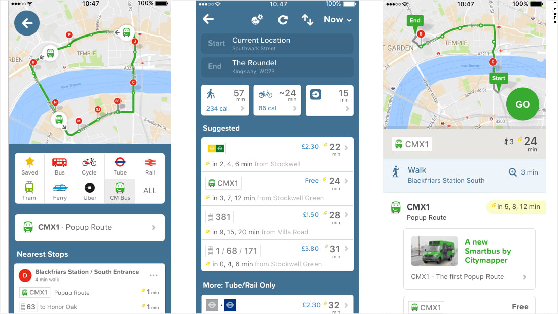 تطبيق "Citymapper" ينوي تحسين حافلات النقل العام