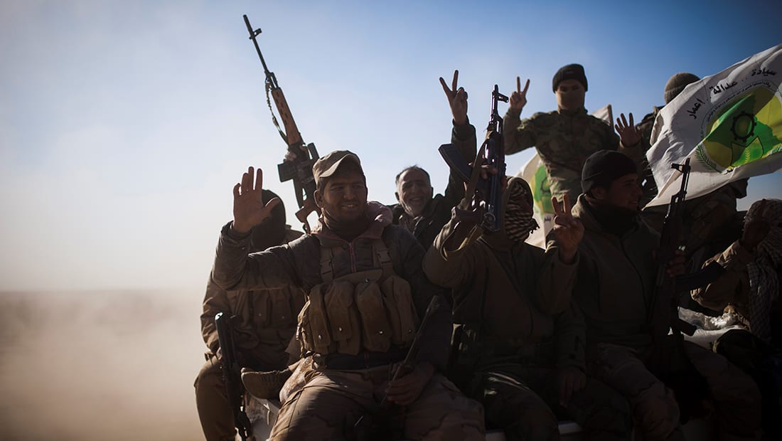 الحشد الشعبي يعلن وصول قواته للحدود بين العراق وسوريا