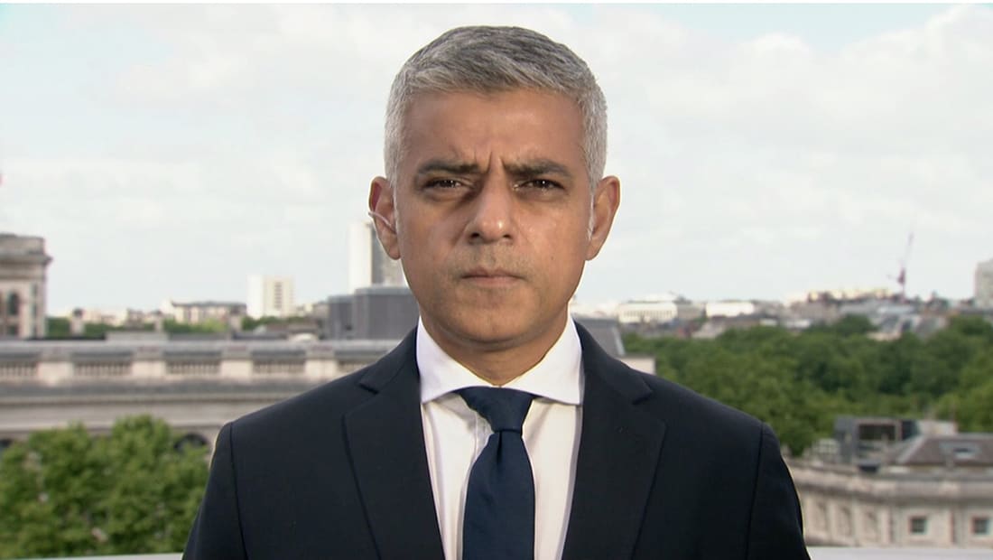 صادق خان لـCNN: لندن هي المدينة الأكثر أماناً في العالم.. ولن نرفع درجة التأهب الأمني