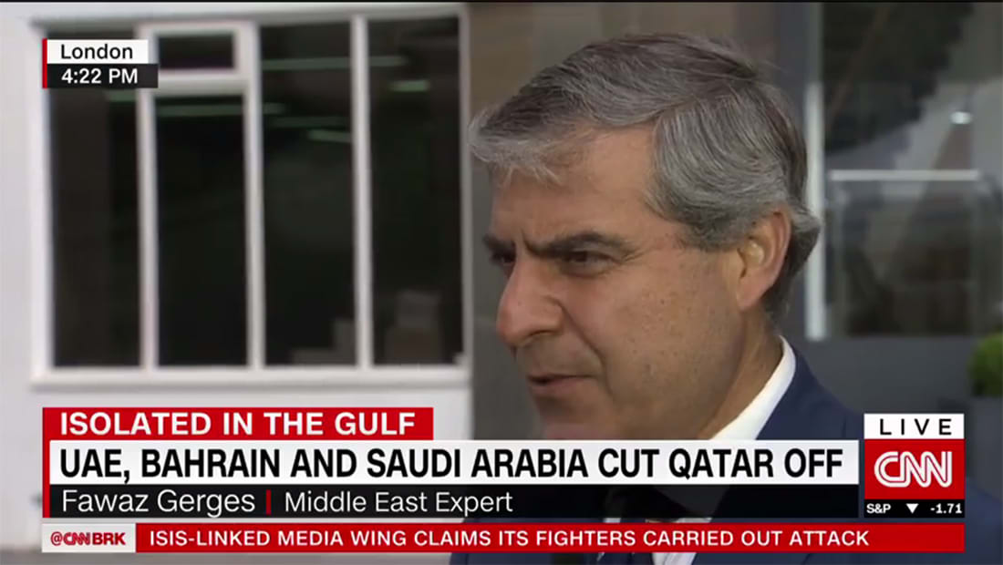 فواز جرجس لـCNN: عدم أخذ قطر بصورة جدية خلال زيارة ترامب للسعودية أشعل الأزمة