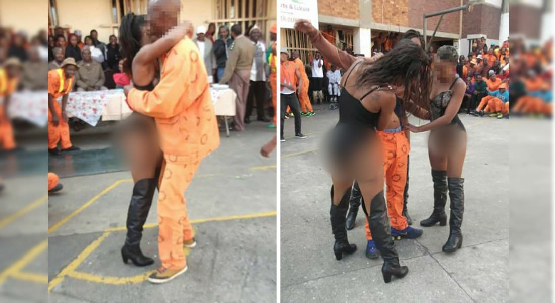 راقصات التعري تثرن الجدل بعد مشاركتهن باحتفال في سجن بجنوب أفريقيا