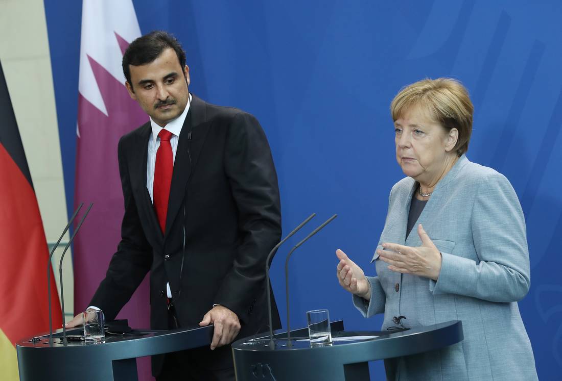 ميركل: قطر ستبذل جهدها لمكافحة الإرهاب الدولي.. وتميم: يجب التركيز على جذوره