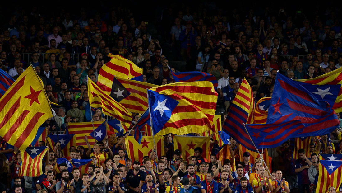 برشلونة يعلن دعمه للمطالبين بانفصال كتالونيا عن إسبانيا 