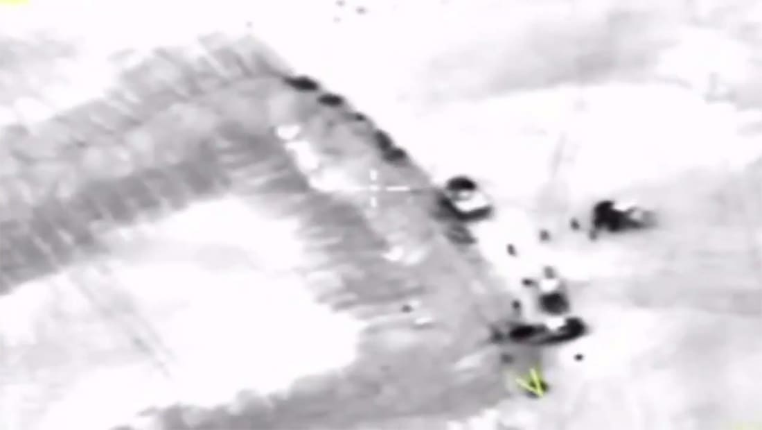 الدفاع الروسية تنشر فيديو للغارة التي "أصيب" بها زعيم النصرة أبومحمد الجولاني