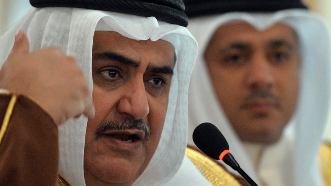 وزير خارجية البحرين يرد على مهاجمة روحاني للجامعة العربية