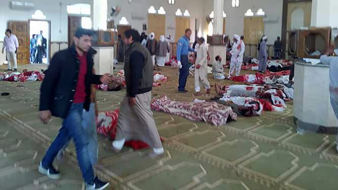 235 قتيلا.. الهجوم الإرهابي الأكثر دموية في تاريخ مصر يستهدف مصلين في مسجد 