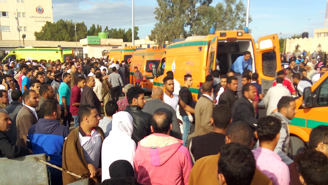 النيابة العامة بمصر: ارتفاع عدد قتلى هجوم مسجد الروضة لـ305 والمسلحون رفعوا علم داعش
