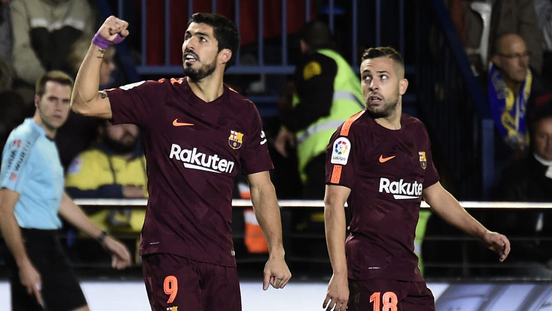 برشلونة يستعيد نغمة الانتصارات بالدوري في ليلة عودة سواريز للتسجيل 