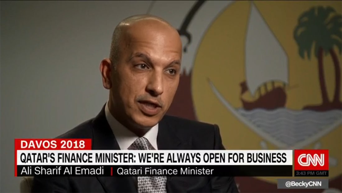 وزير مالية قطر لـCNN: رغم توقعات بقائنا لأسابيع قليلة بعد "الحصار" إلا أننا مستمرون بالنمو