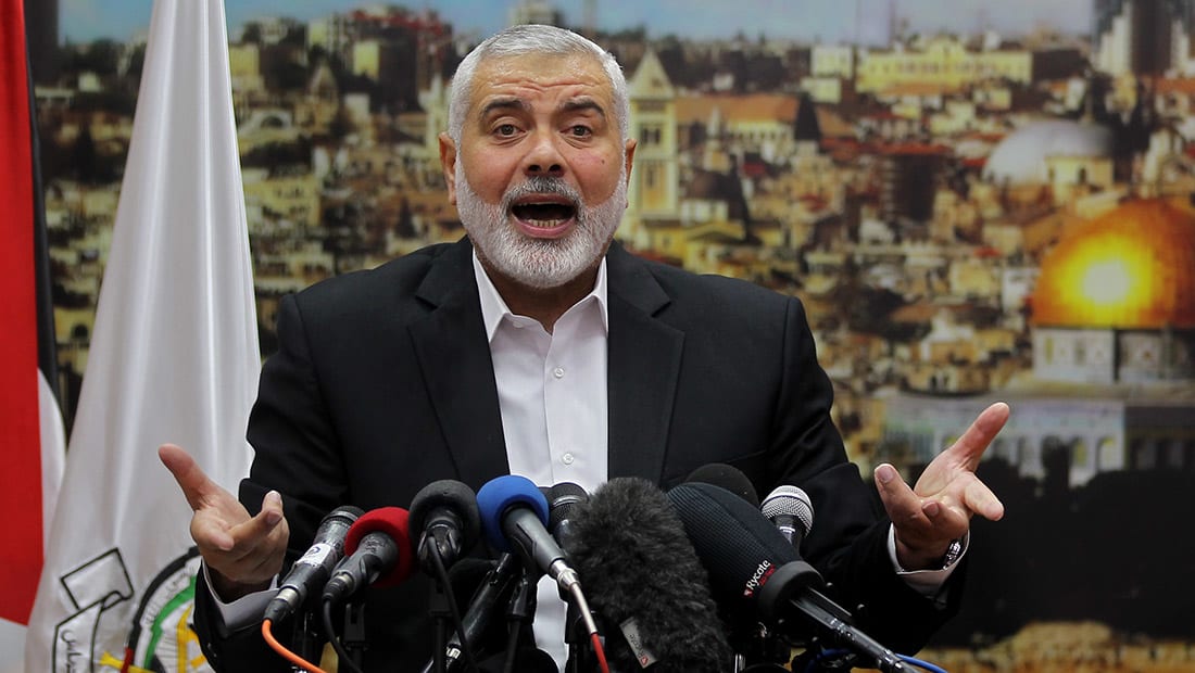 حماس: لهذا السبب وضعت واشنطن هنية على قائمة الإرهابيين