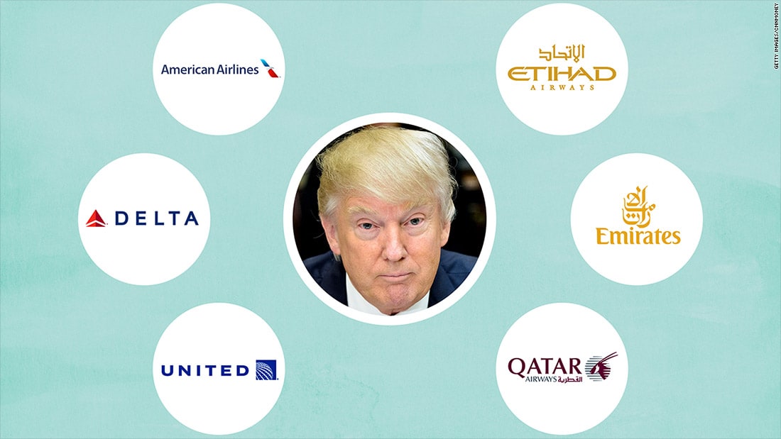 شركات الطيران الأمريكية تزعم الفوز في نزاع دعم قطر