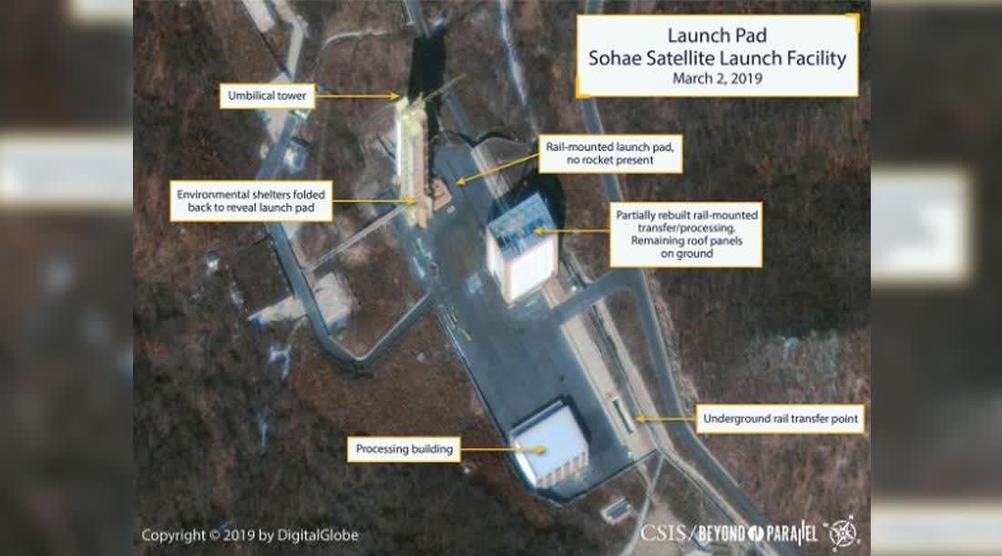 صور تكشف عن نشاط في موقع اختبار للصواريخ بكوريا الشمالية