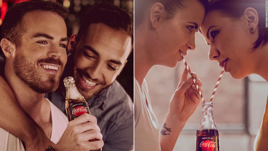مطالبات بمقاطعة منتجات كوكا كولا بعد إعلان يظهر تبادل قبلات بين مثليي الجنس