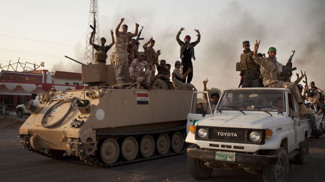 شاهد.. لقطات من قتال القوات العراقية ضد داعش في الرمادي