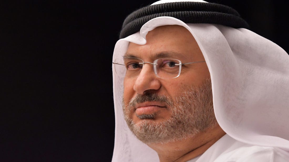 قرقاش يرد على سؤال لـCNN عن إمكانية تصاعد أزمة قطر إلى مواجهة عسكرية