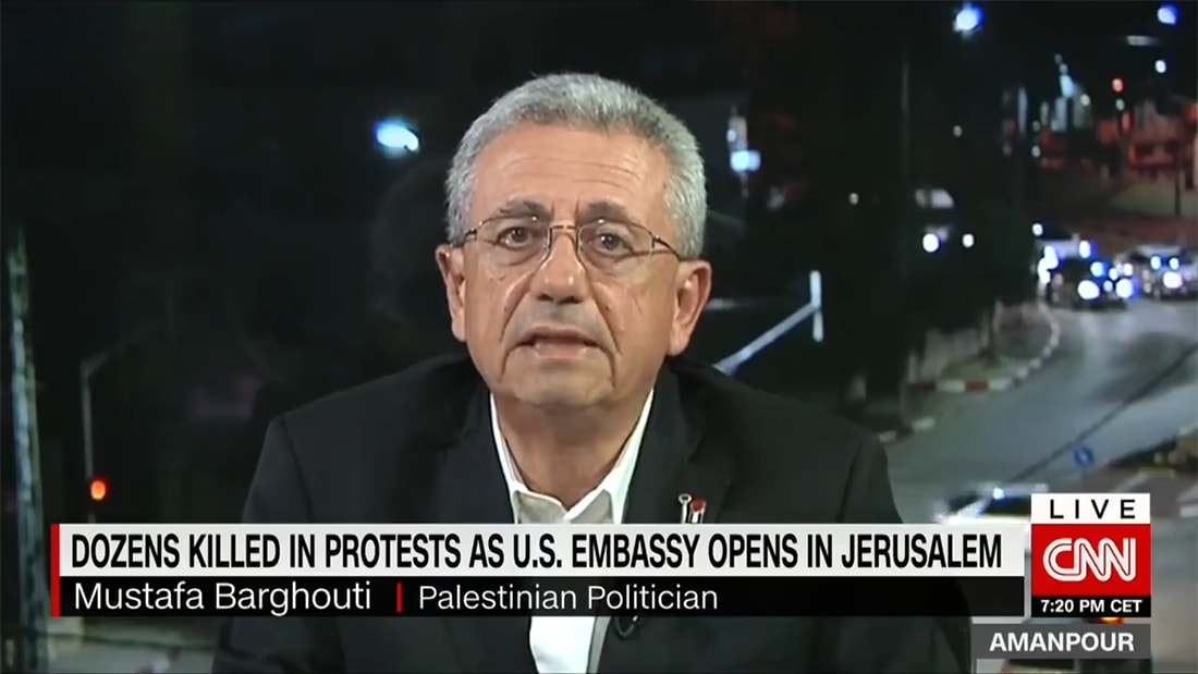 مباشرة من غزة.. هذا ما شاهده مذيع CNN بأول يوم لافتتاح سفارة أمريكا في القدس