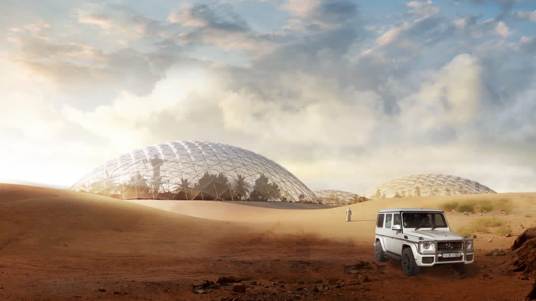 مشروع "الإمارات لمحاكاة الفضاء" لبناء أول مستوطنة بشرية إماراتية على سطح كوكب المريخ بحلول عام 2117