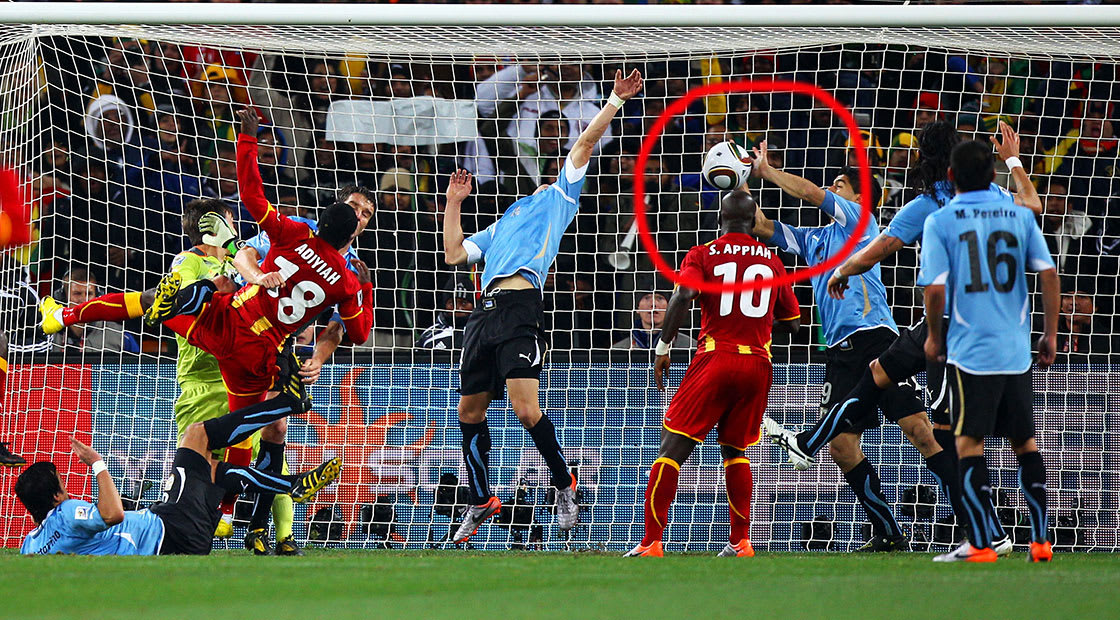 Was Sie vielleicht nicht wissen... Das heutige epische Match erinnert an Action "teuflisch" Ghana vs Uruguay Spiel vor 12 Jahren 
