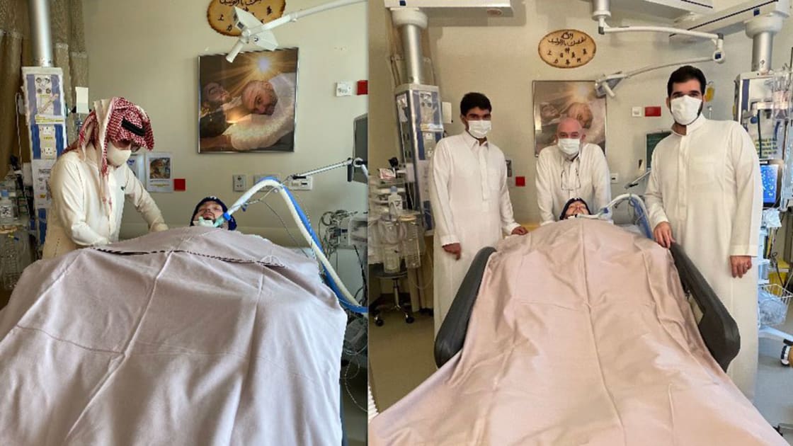 بعد شهرين من ولادته.. كاميرا توثق لحظة لقاء امرأة بطفلها لأول مرة بعد استيقاظها من غيبوبة
