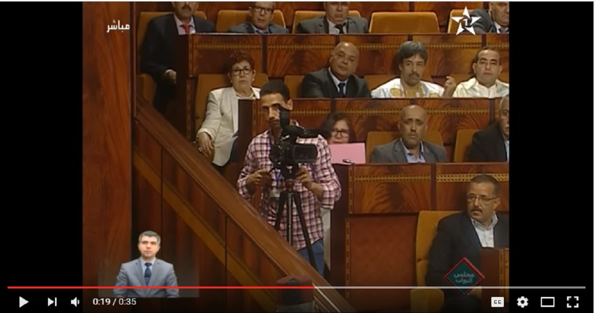 بالفيديو.. رئيس مجلس النواب في المغرب يطرد مصوّر قناة سكاي نيوز