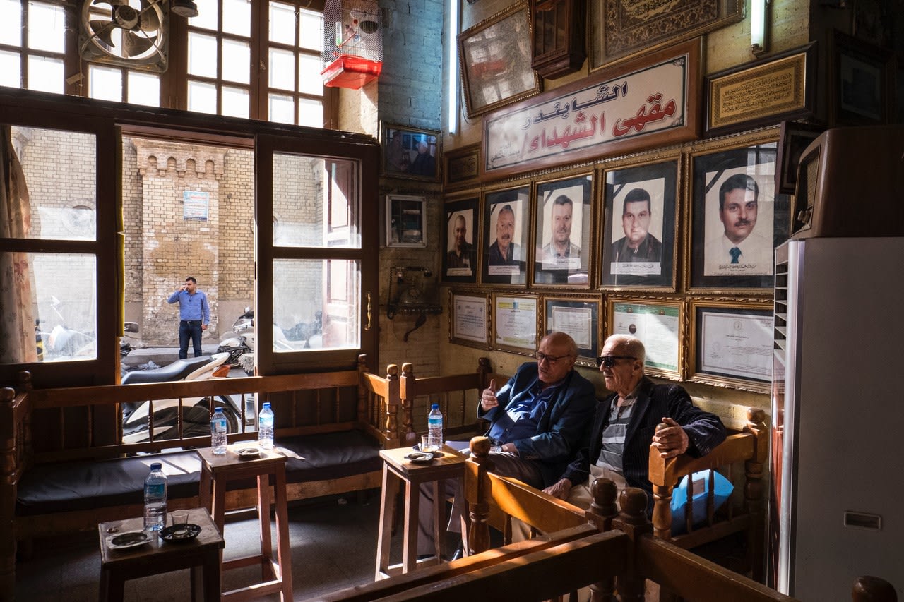 مقهى "الشابندر" في العراق